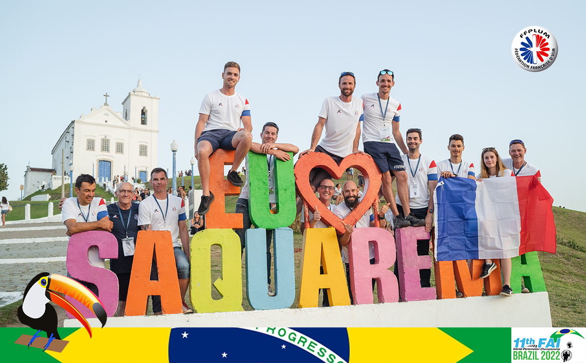 The French team in Saquarema