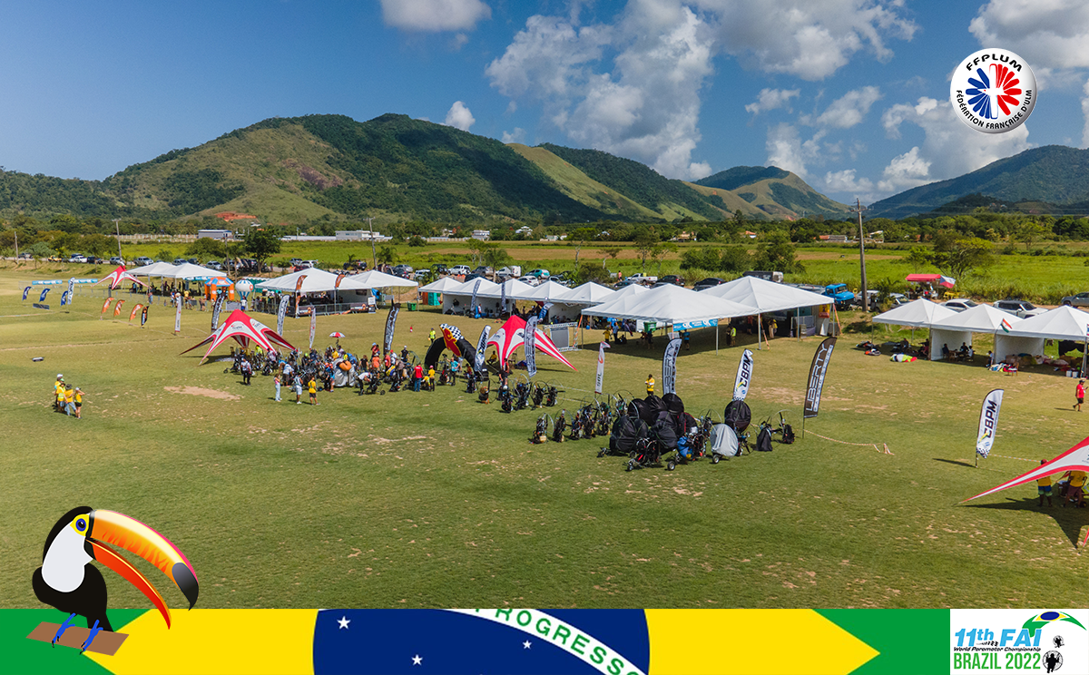 Lots of wind this Saturday at the Saquarema site