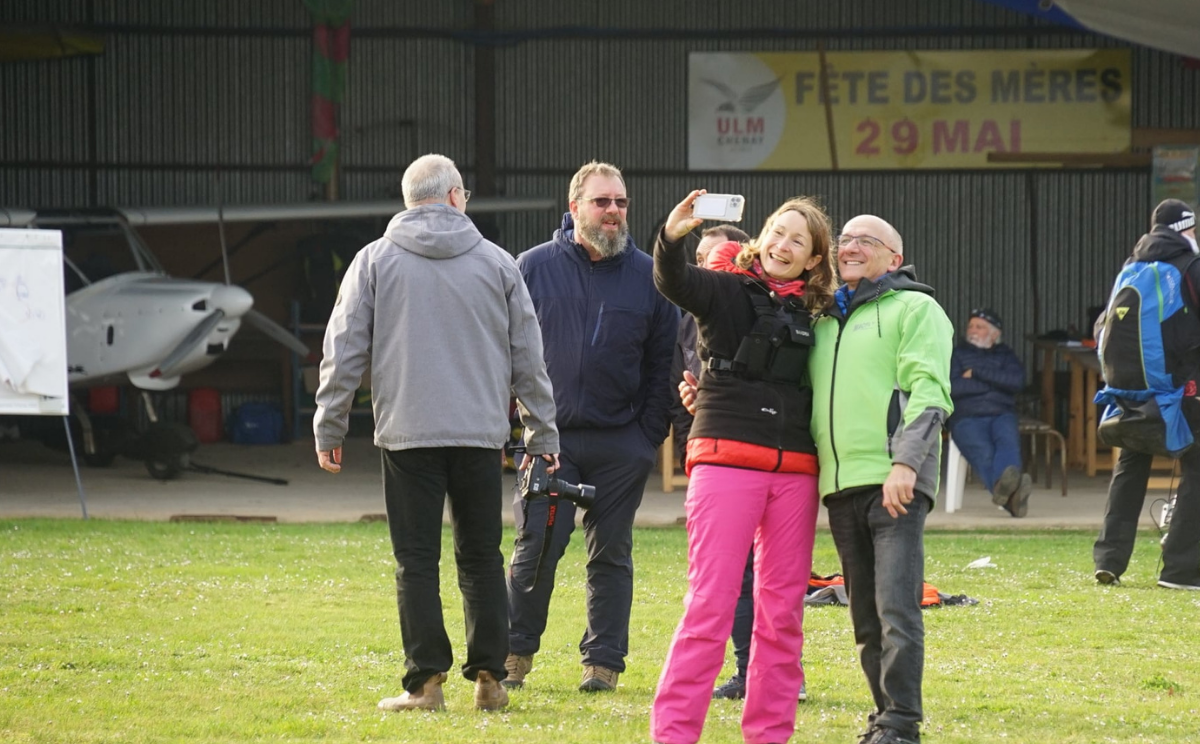 Selfies and good spirits!