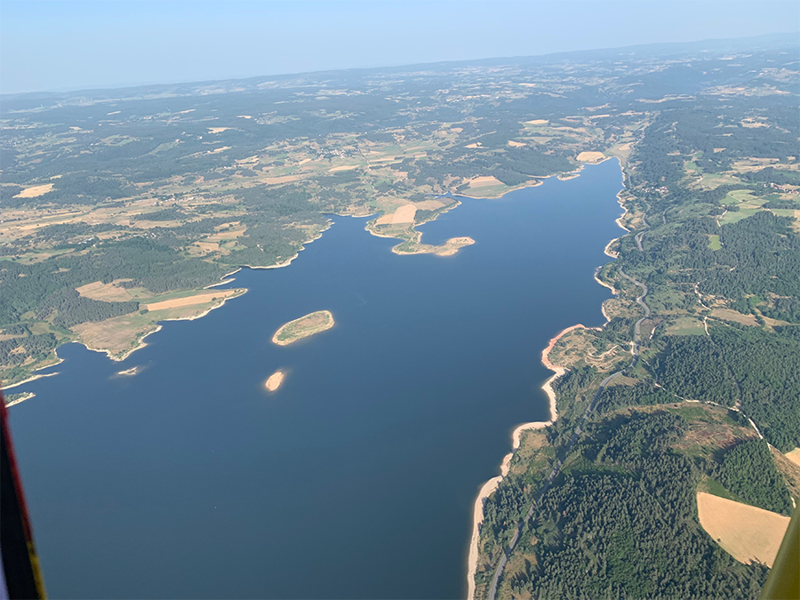 Le réservoir de Naussac